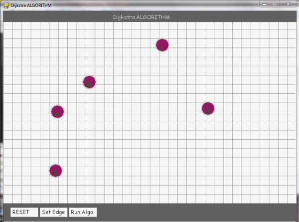 PyGame designed Algorithm Visualizer Module ,courtesy,Prateek Kr. Jain.
